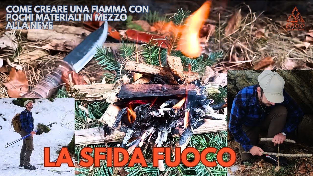 Come accendere un fuoco in condizioni avverse