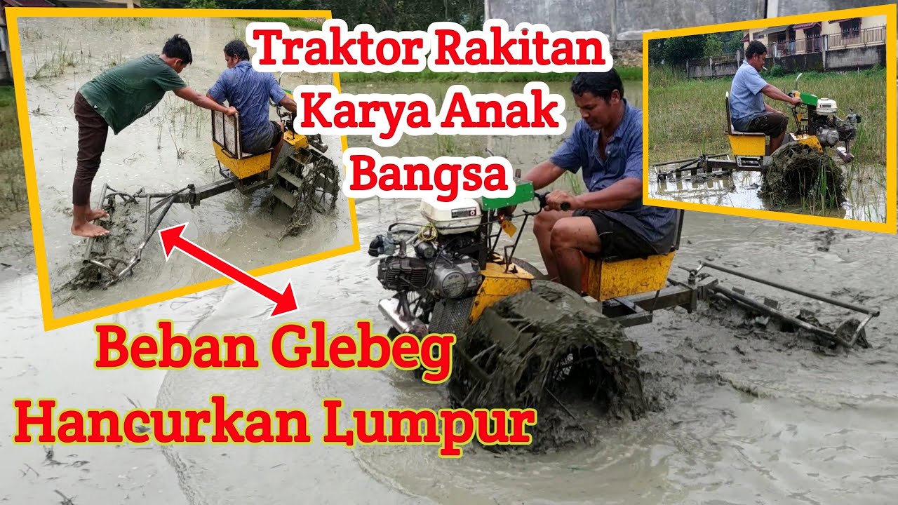 Traktor Sawah Rakitan Mesin Motor Handal dan Tangguh