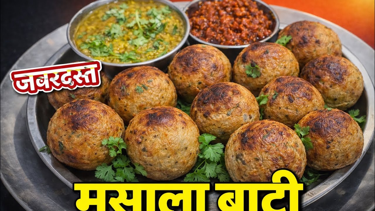 मसाला बाटी रेसिपी,सॉफ्ट,नरम और मुलायम मसाला मूंग दाल बाटी बनाना सीखे 