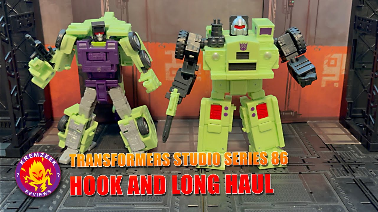 Transformers SS86 Constructicons Long Haul & Hook set