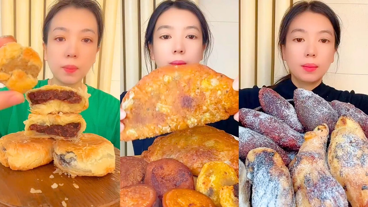Traditional Chinese Homemade Food Eating Show | Buns Noodles & Desserts Mukbang #81
