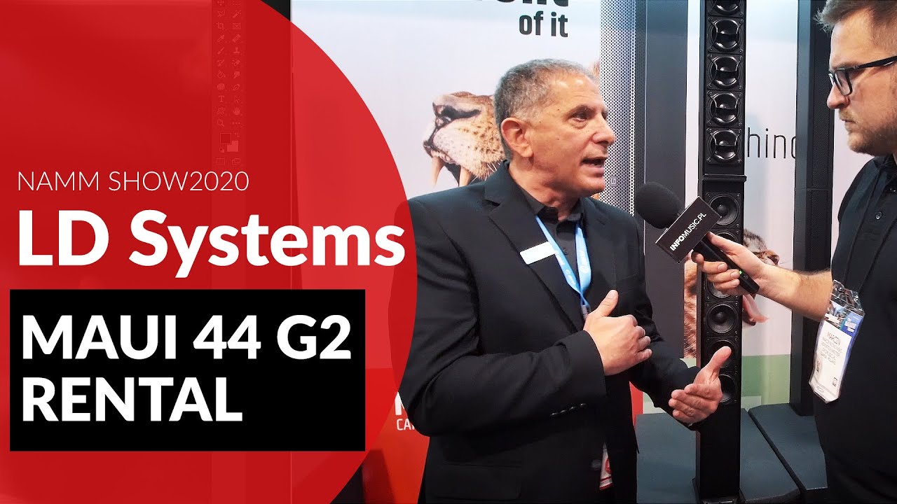 Idealne nagłośnienie dla firm - PA MAUI 44 G2 od LD Systems (NAMM2020)