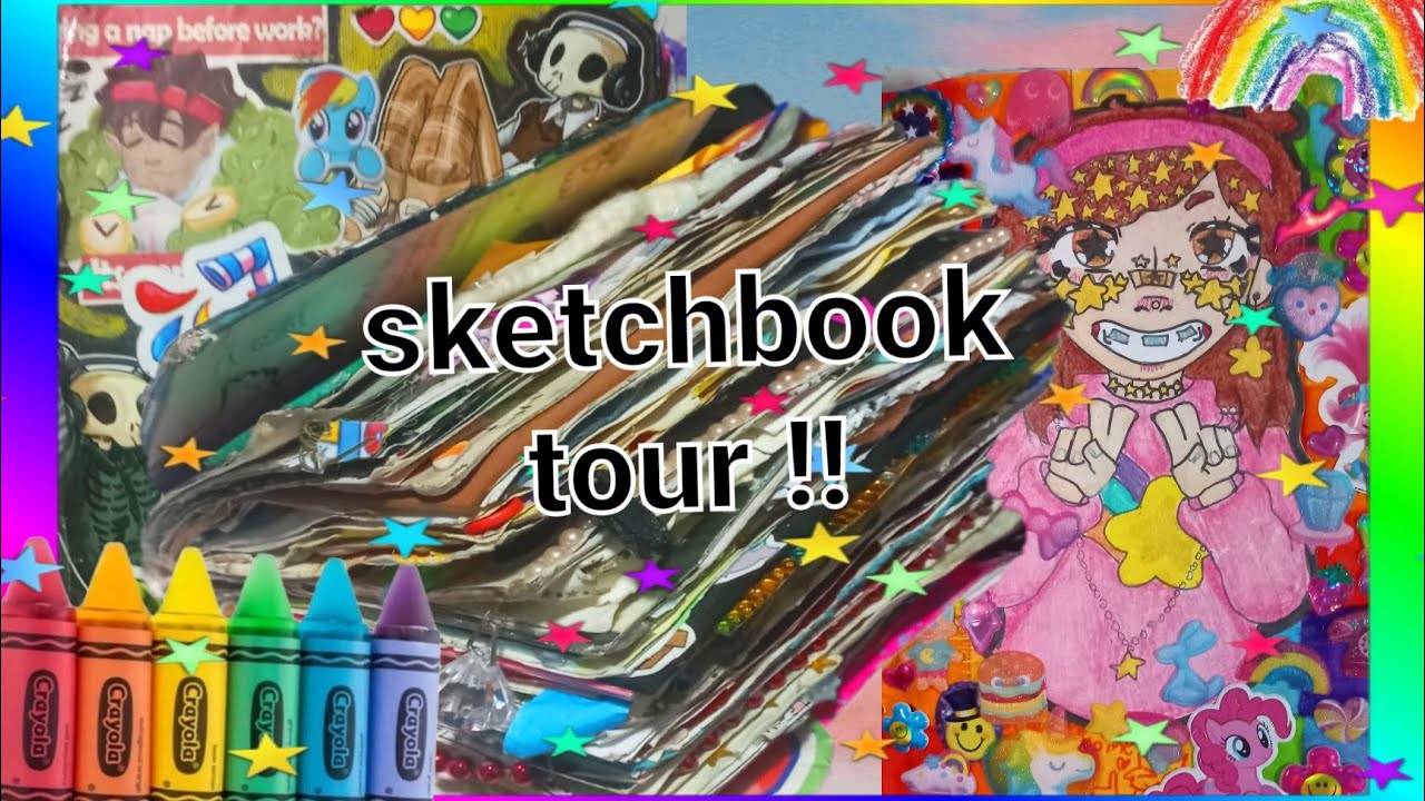 Chunky sketchbook tour :D