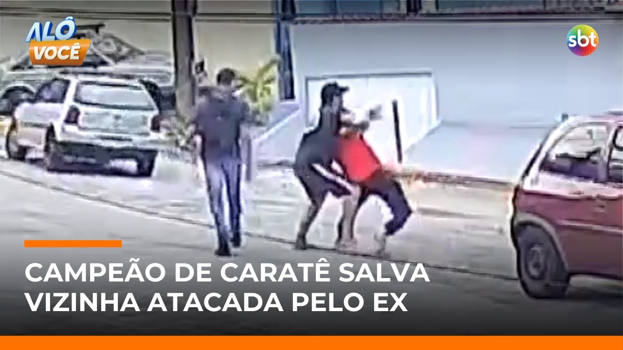 Vizinho campe&atilde;o de carat&ecirc; salva mulher de tentativa de feminic&iacute;dio em SP | #AloVoce