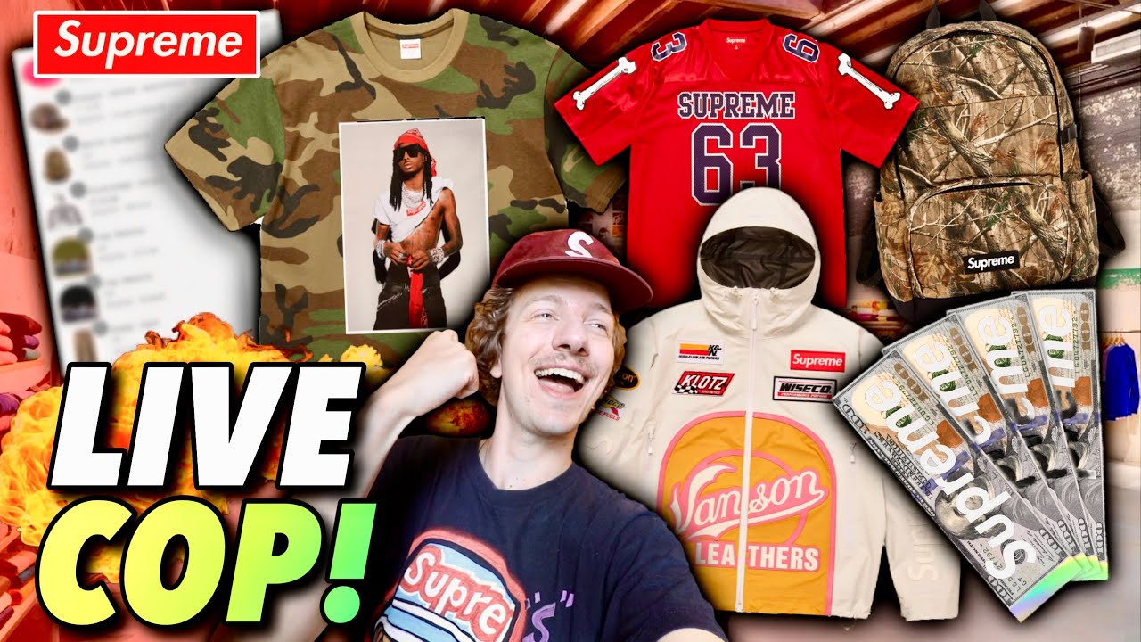 I Spent $1,200 on Supreme Week One! (Live Cop)