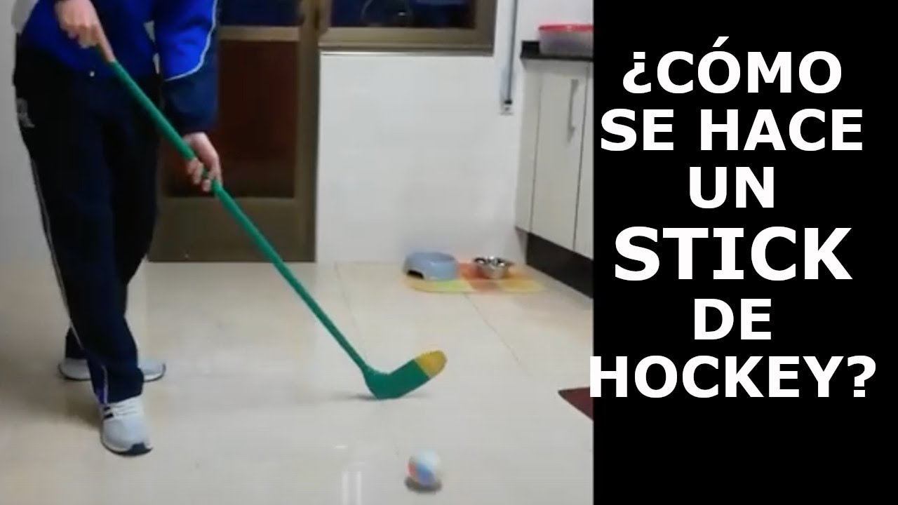 ¿Cómo se hace un stick de hockey (floorball)?