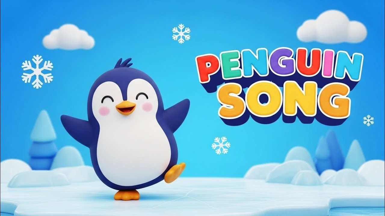 🐧 Penguin Dance Song for Kids | أغنية البطريق للأطفال – أغاني تعليمية ممتعة 🎶