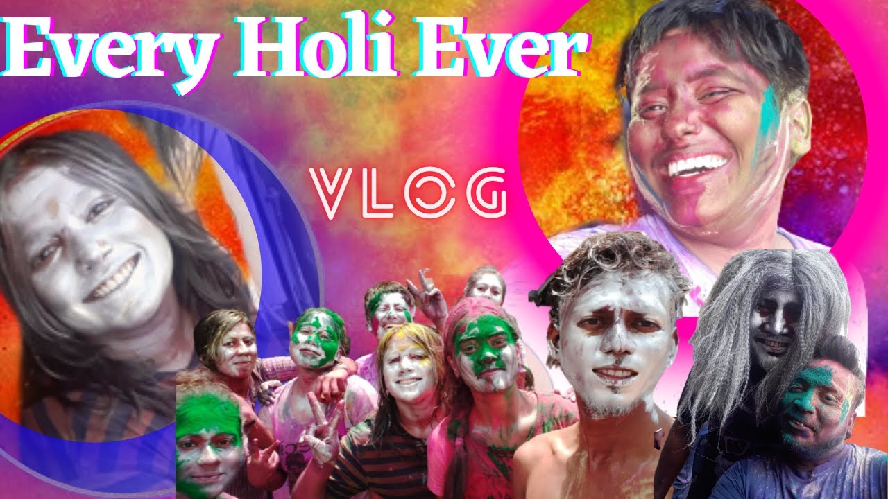 Every Holi Ever Vlog🤩| Happy Holi | This is how we celebrated our Holi in Covid-19😍|Holi Vlog🤩