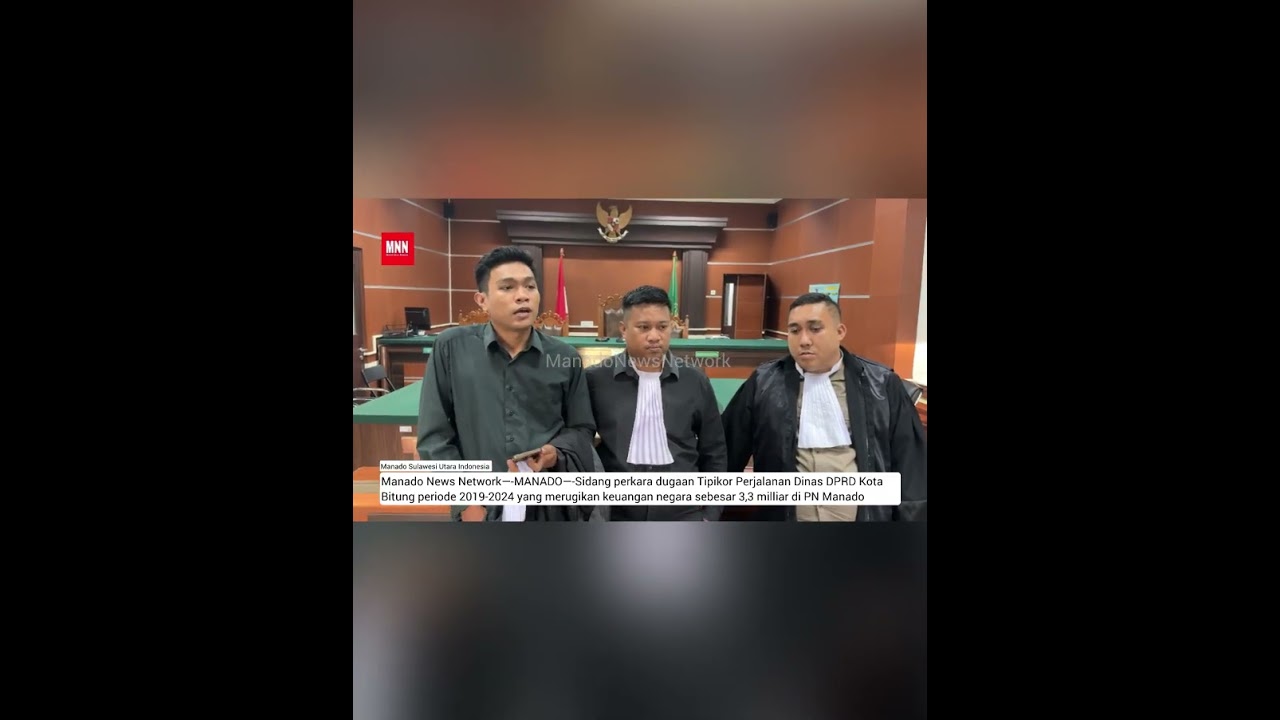 SIDANG DUGAAN TIPIKOR PERJALANAN DINAS DPRD KOTA BITUNG