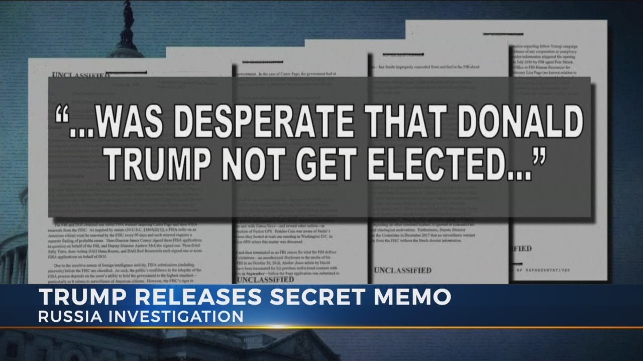 Pres. Trump releases secret memo