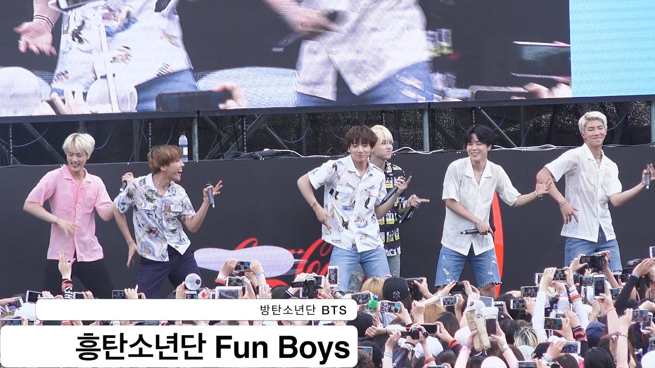 방탄소년단 BTS[4K직캠]흥탄소년단 Fun Boys@20160721 Rock Music