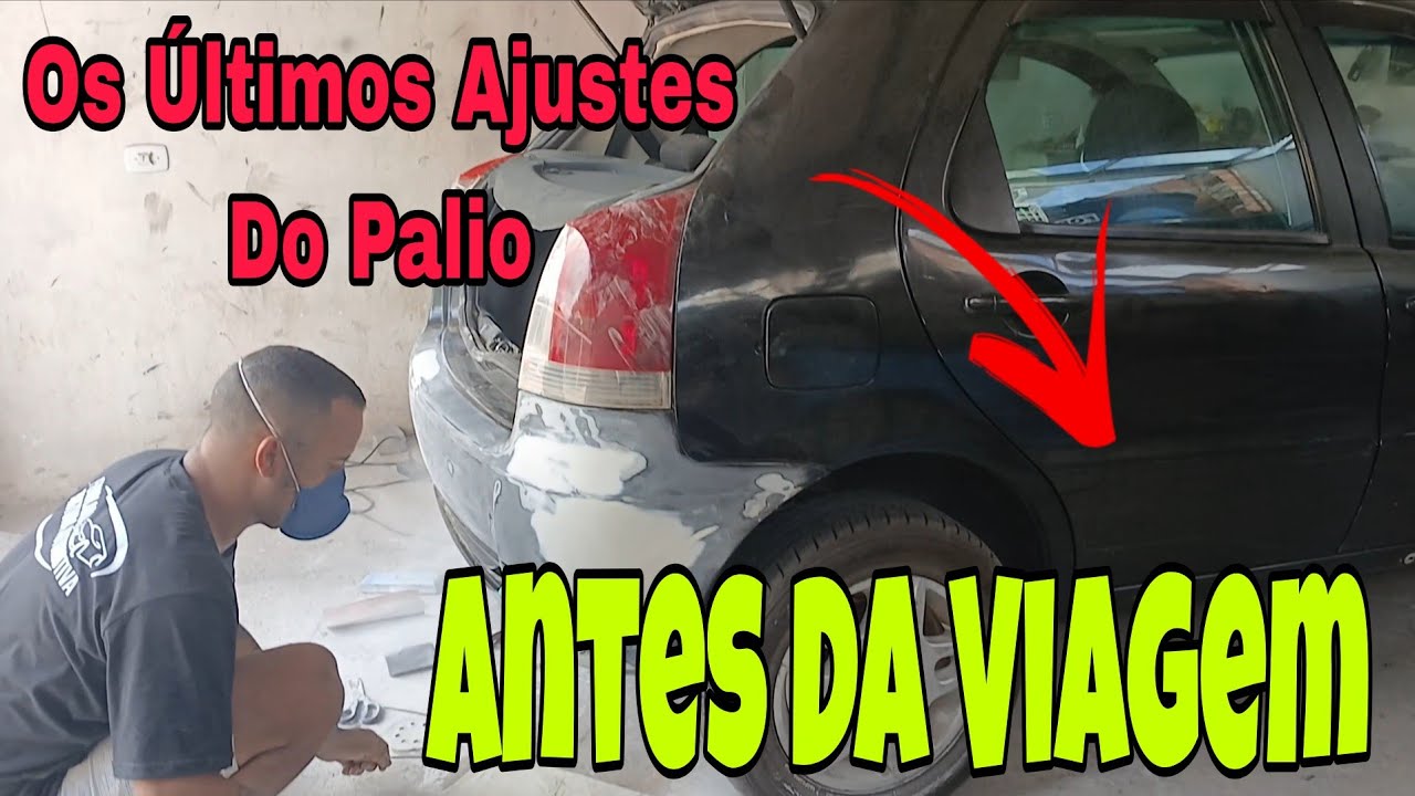 # FAZENDO A FUNILARIA E PINTURA DOS PARACHOQUES DIANTEIRO E TRASEIRO E O POLIMENTO DO PALIO 1.4 ELX.