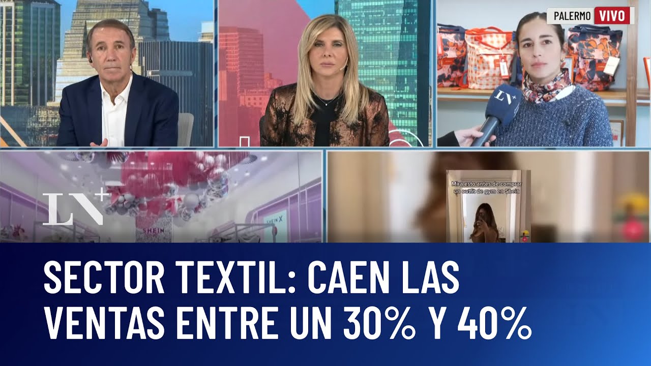 Crisis en el sector textil por el impacto de las importaciones; caída de las ventas