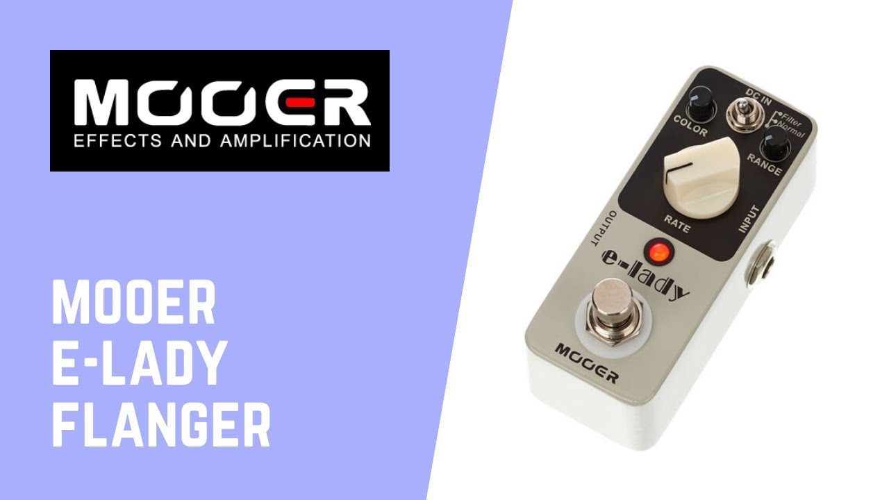Mooer E-Lady Analog Flanger Pedal (Complete Test) Duesenberg Double Cat 🎸