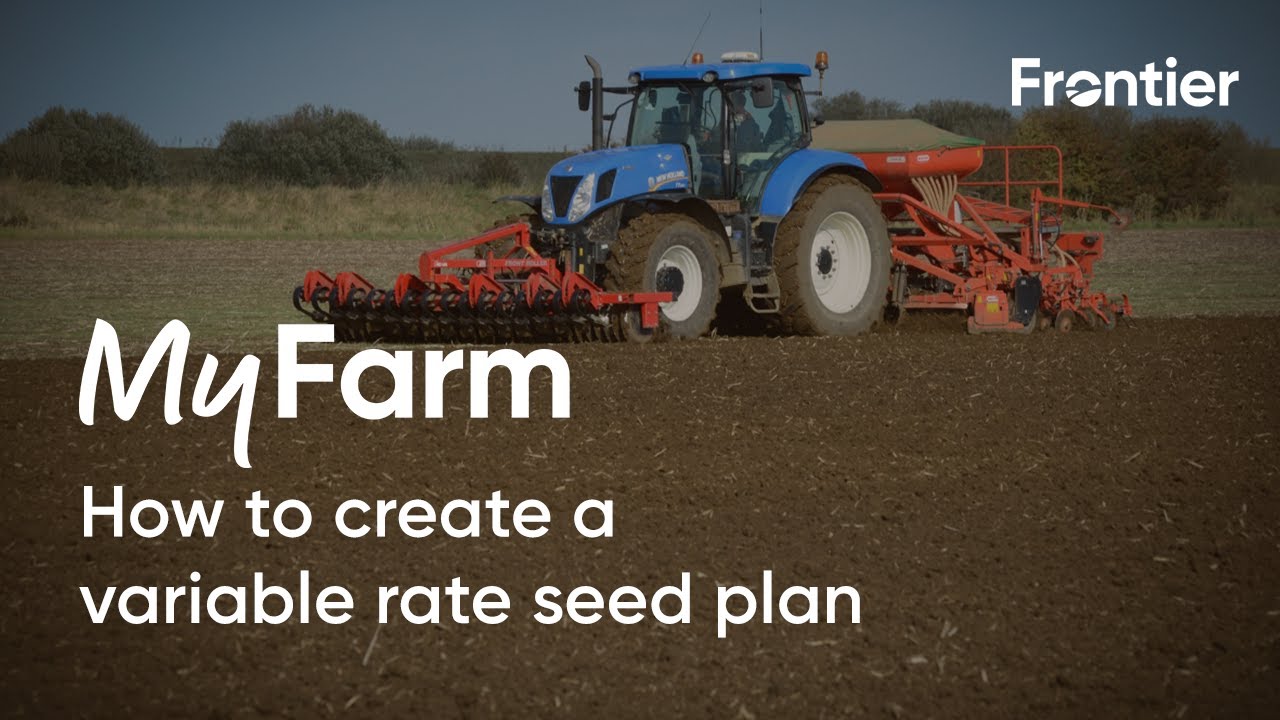 Frontier | Making a variable rate seed plan in MyFarm