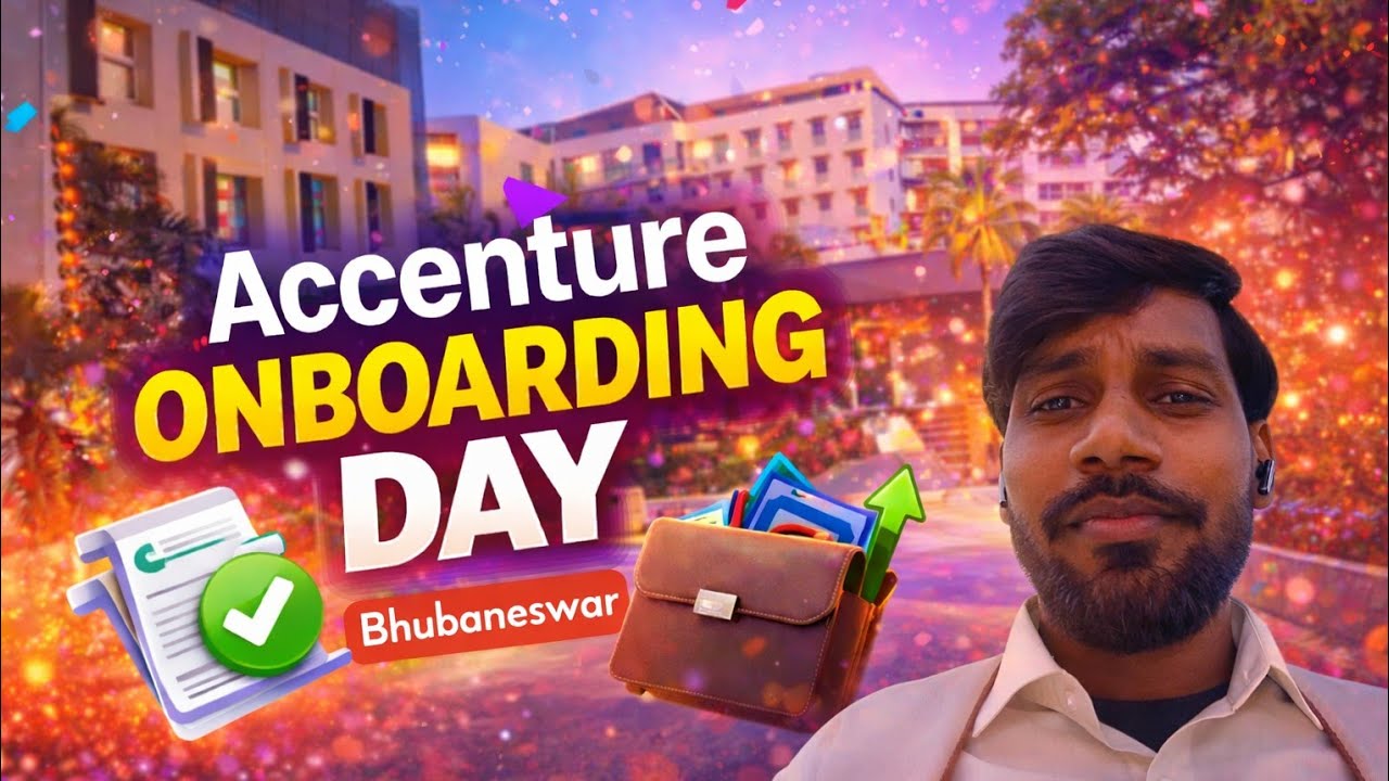 Accenture Onboarding Day Vlog | First Day Experience 🏢✨