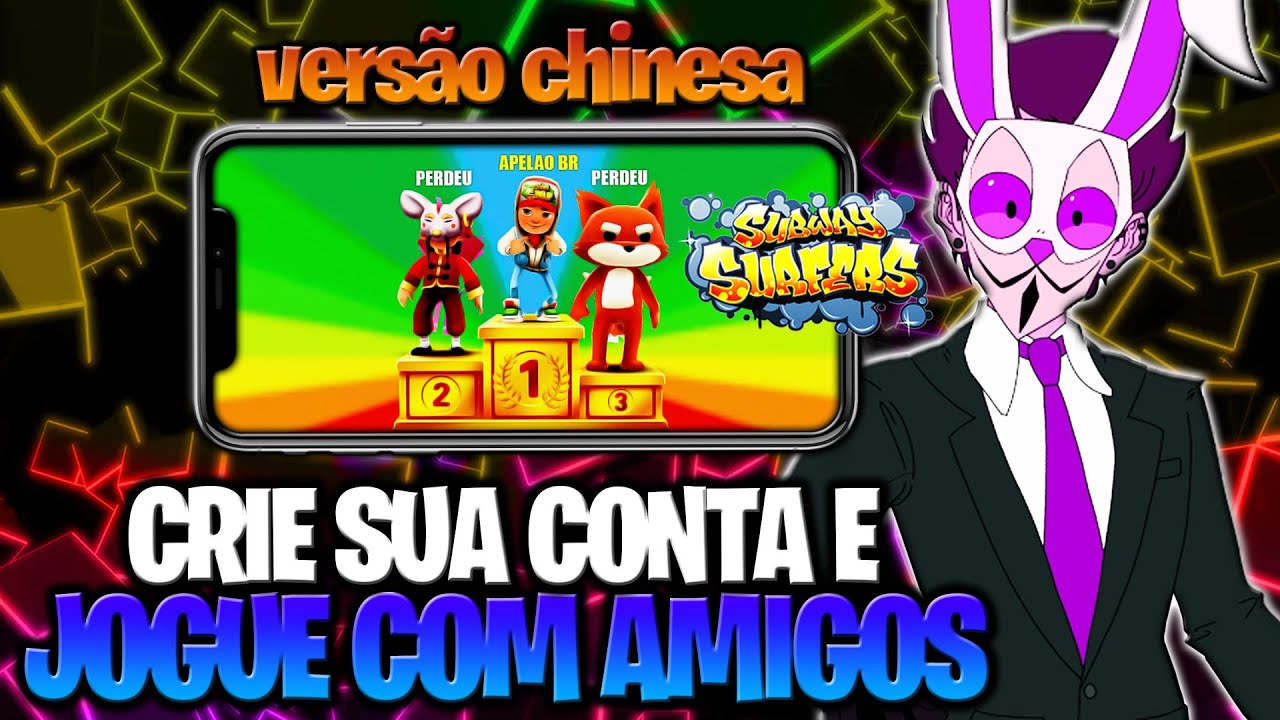 ✅ [GARANTIDO] COMO JOGAR SUBWAY SURFERS MULTIPLAYER NA VERSÃO CHINESA E CRIAR CONTA SEM ERROS 🤩