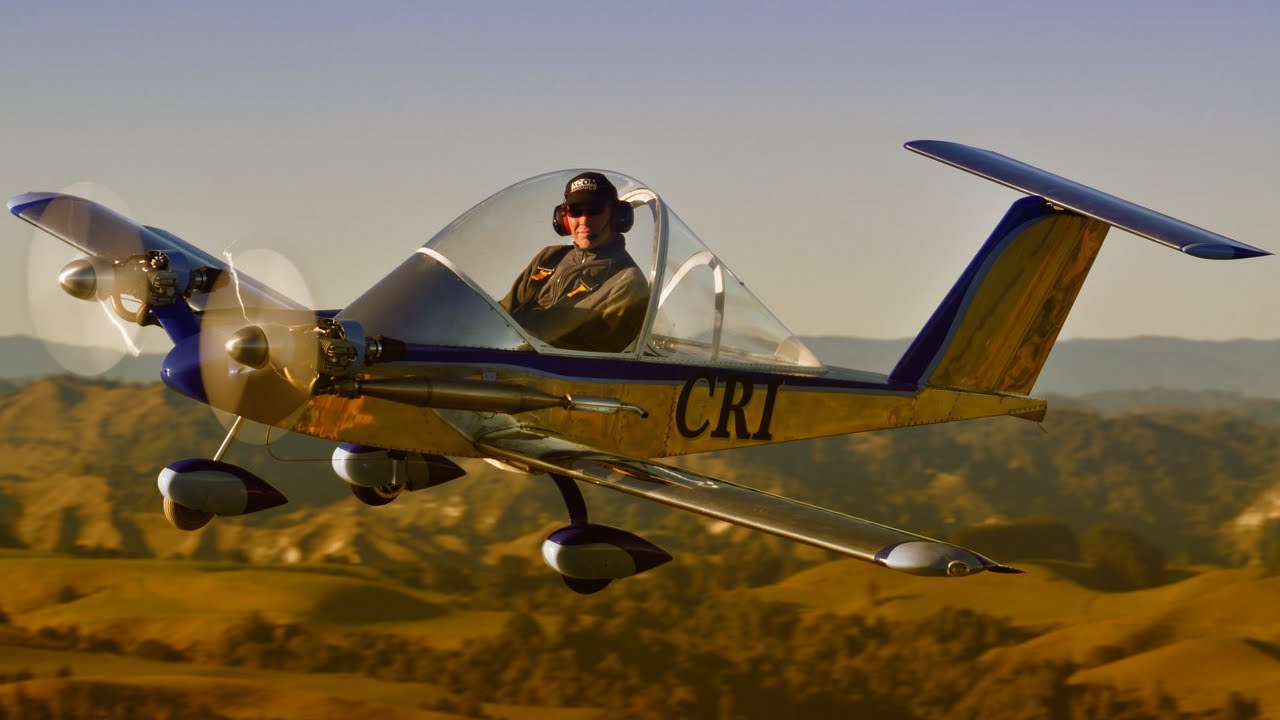 CRI CRI - O MENOR AVIÃO BIMOTOR DO MUNDO