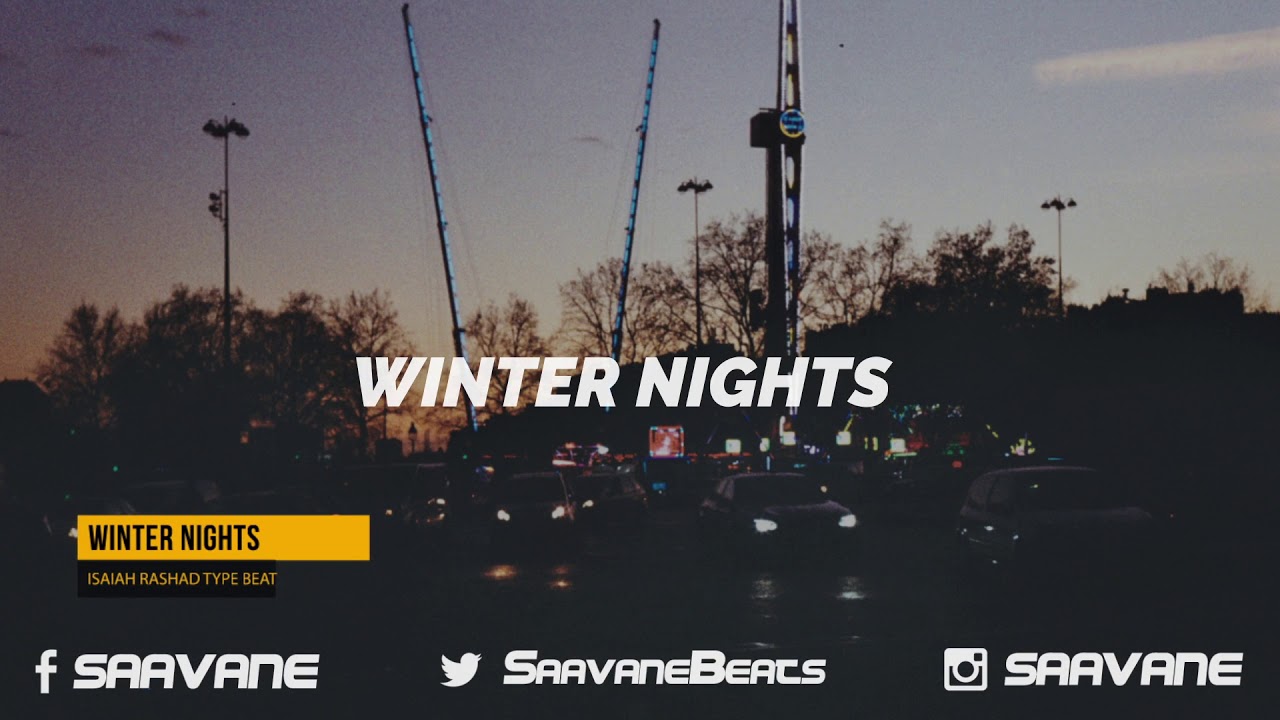 FREE Wiz Khalifa x Isaiah Rashad Type Beat - Winter Nights (Prod By Saavane) | Chill Beat 2018