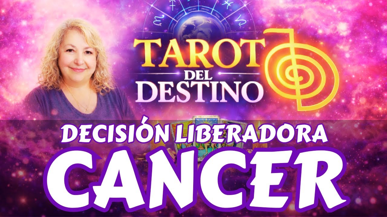 CÁNCER ♋ NUEVO TRABAJO O DECISIÓN… TU ALMA SE LIBERA YA | Tarot del Destino #cancer