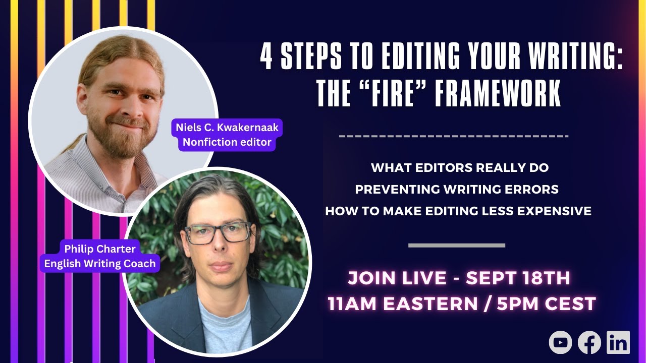 4 Steps to Editing Your Writing: The FIRE Framework