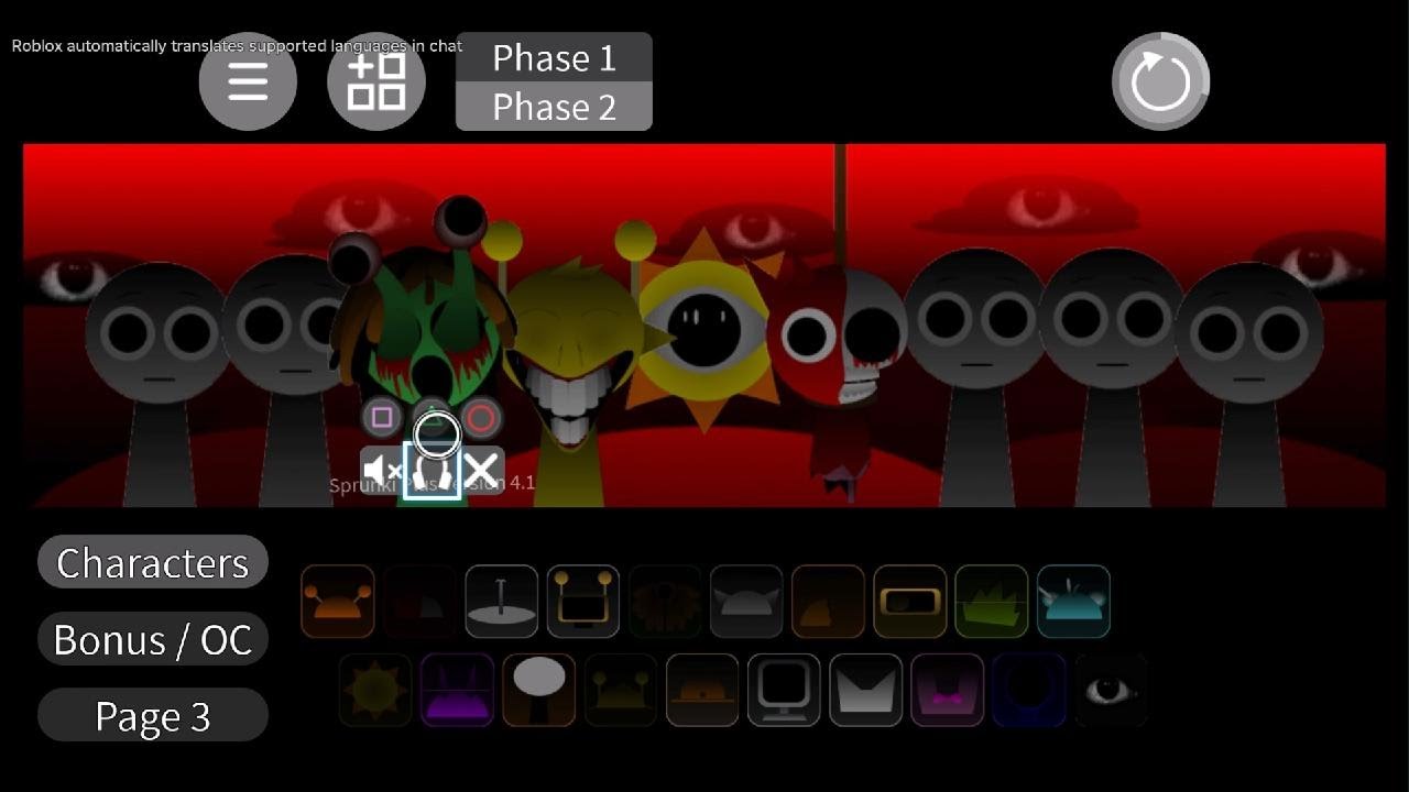 Sprunki phase 1 2 3 4 5 original Simon mr.sun durple vineria raddy sky wenda mr.tree bar old❤️
