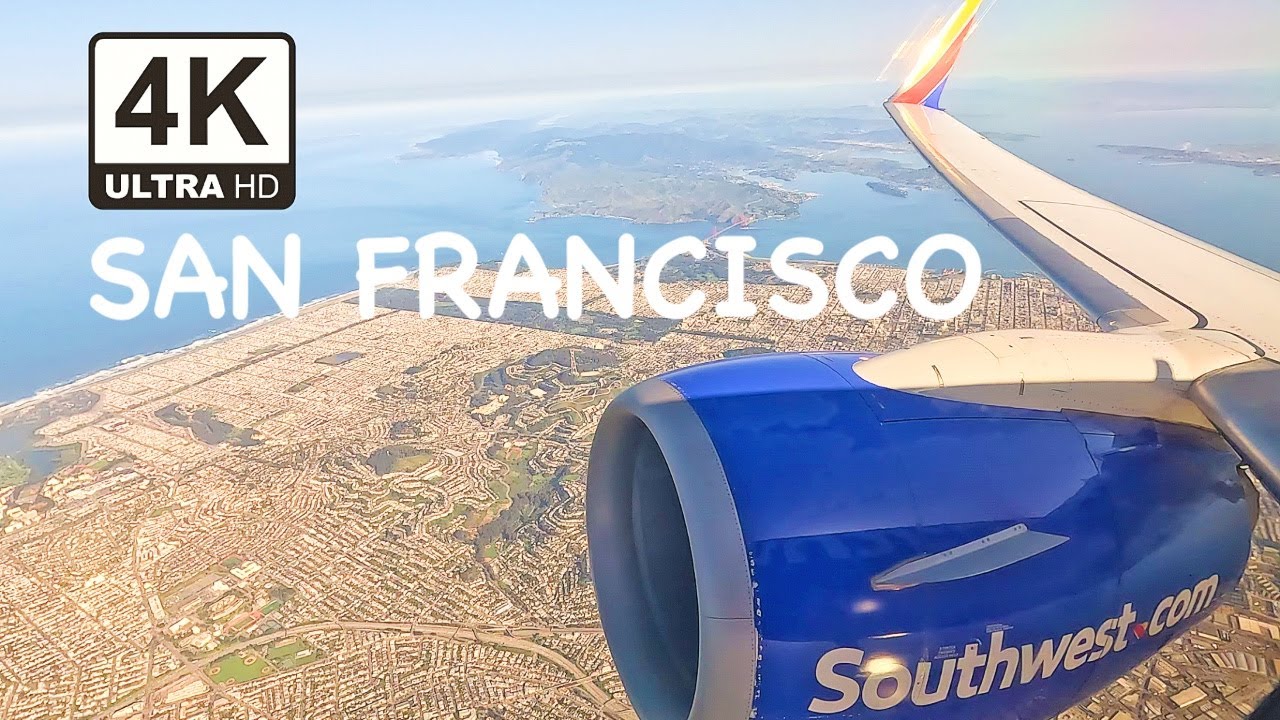 STUNNING Boeing 737 Departure | San Francisco VIEWS | 4K | Southwest Airlines