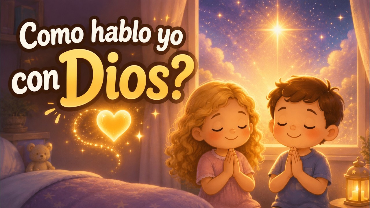 Cómo hablo yo con Dios? | Oración sencilla para niños | Pequeños de Luz