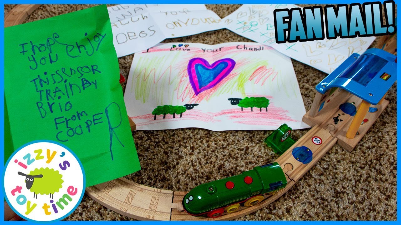 BRIO Smart Trains and FAN MAIL! Fun Toy Trains  with Izzy's Toy Time!