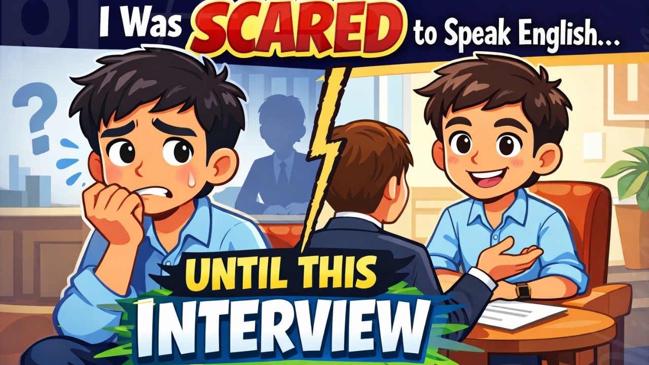 “I Was Scared to Speak English… Until This Interview”