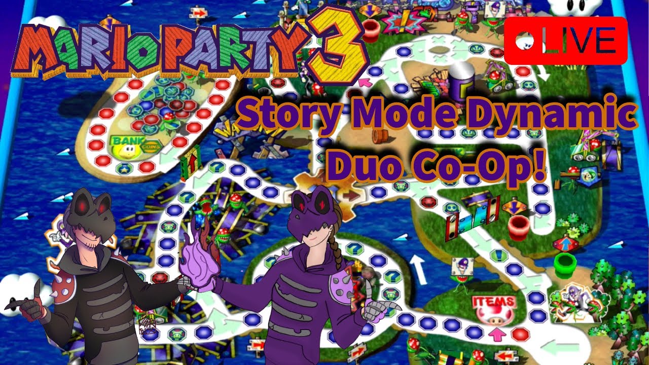 Mario Party 3 Story Mode Co-Op W/ @ShadowBones14