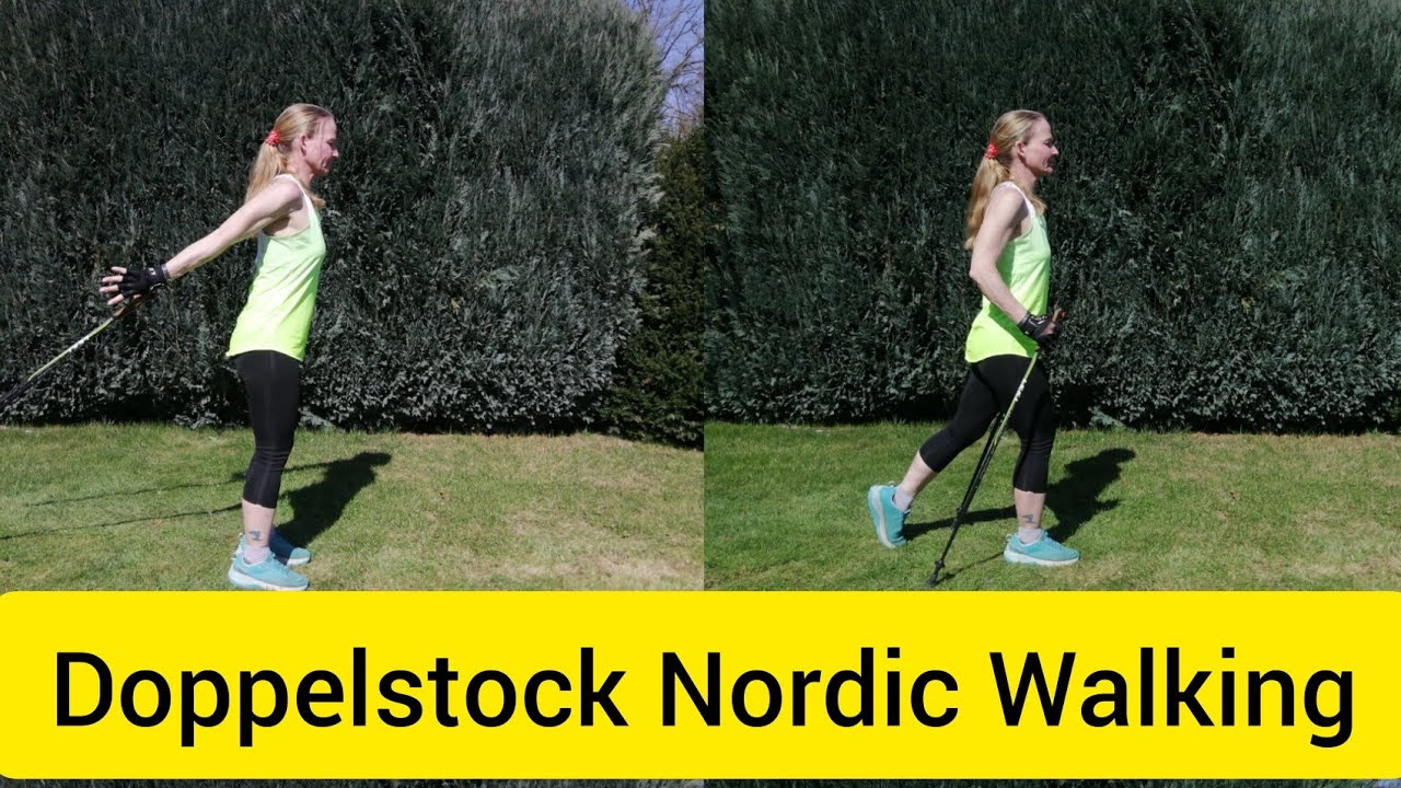 Nordic Walking Doppelstock-Technik