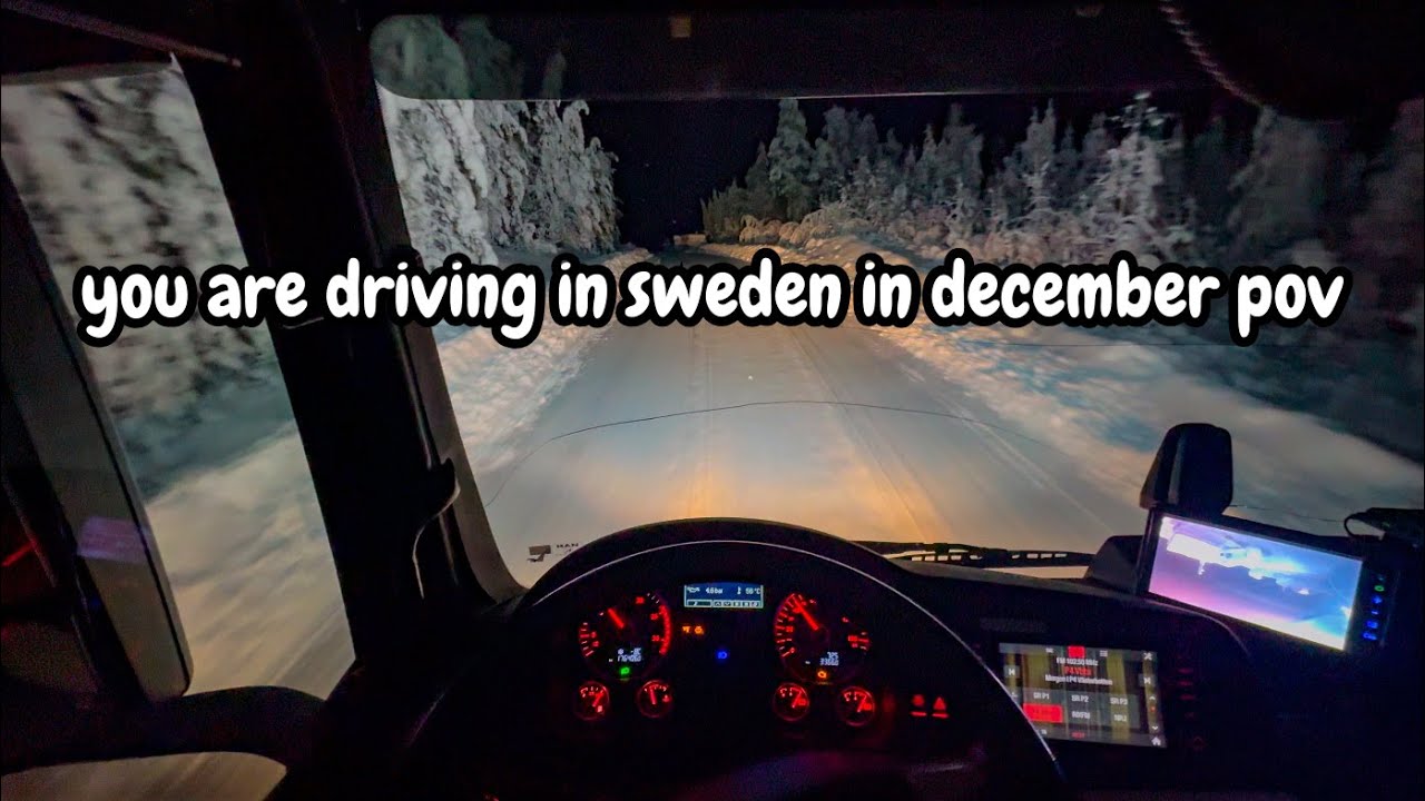 its december and you are driving down E45