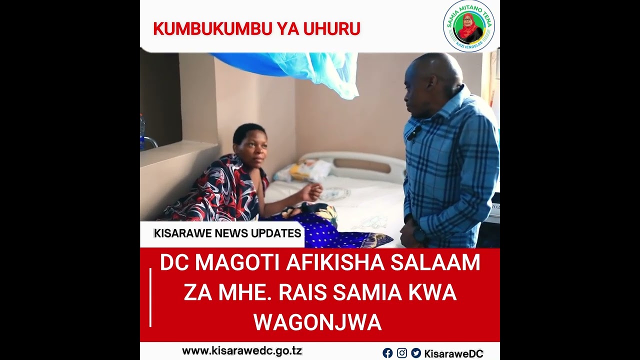 HOSPITAL YA WILAYA YATEMBELEWA NA DC MAGOTI WAGONJWA WAFARIJIWA