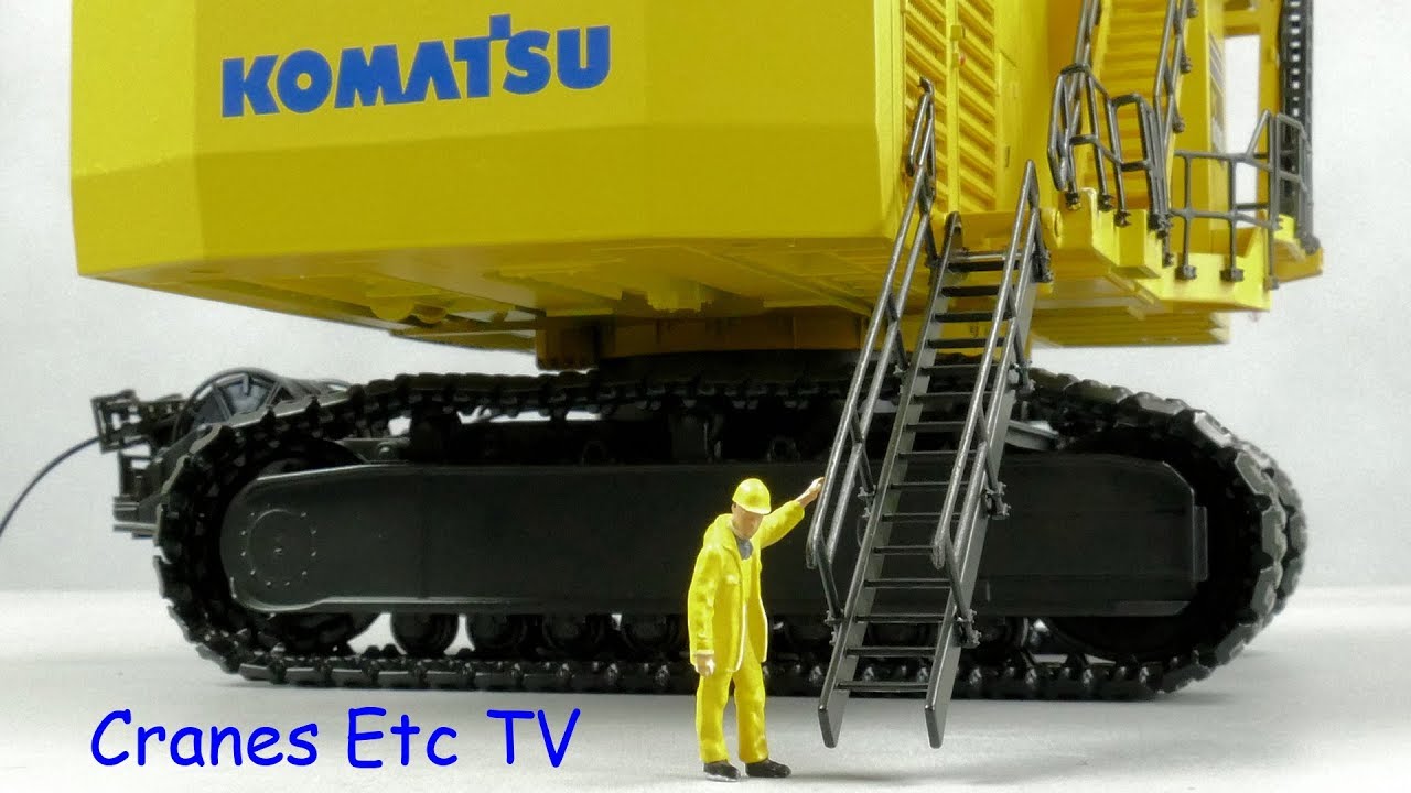 Электрический карьерный экскаватор Bymo Komatsu PC8000 от Cranes Etc TV