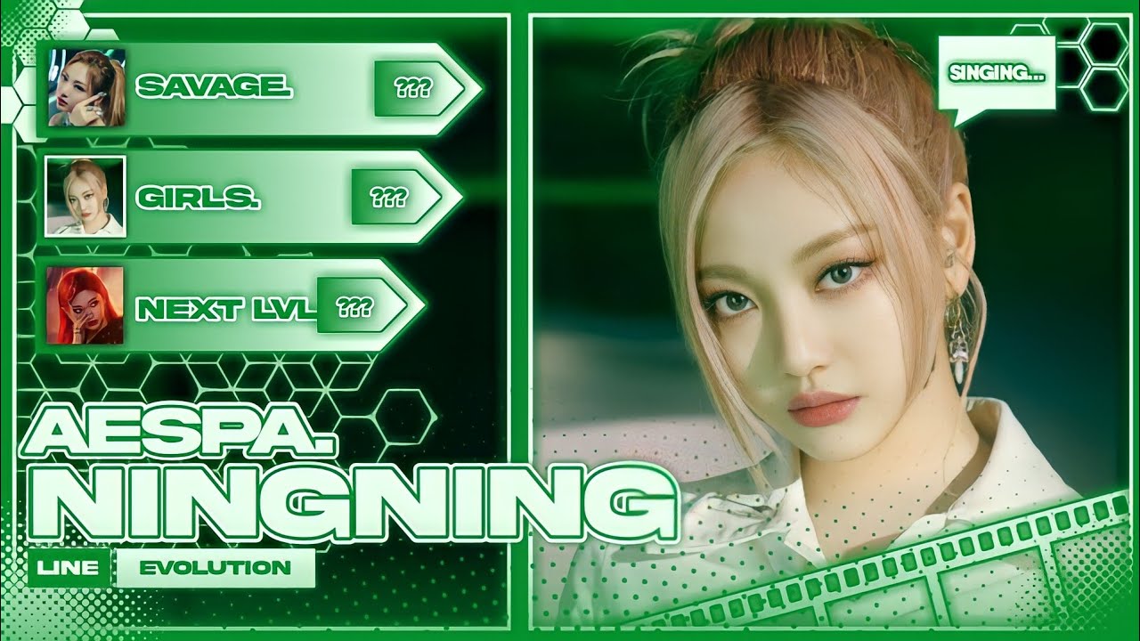 » aespa | 'NINGNING' // Line Evolution - JUL/22 • [ Mega Collab ]