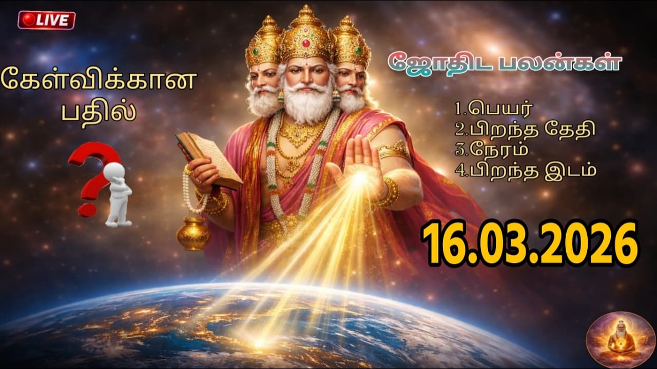 🔴LIVE | FREE ஜாதகம் பார்க்கலாம் Jathagam Live palan #astrology #viral #trending #live #tamil #videos