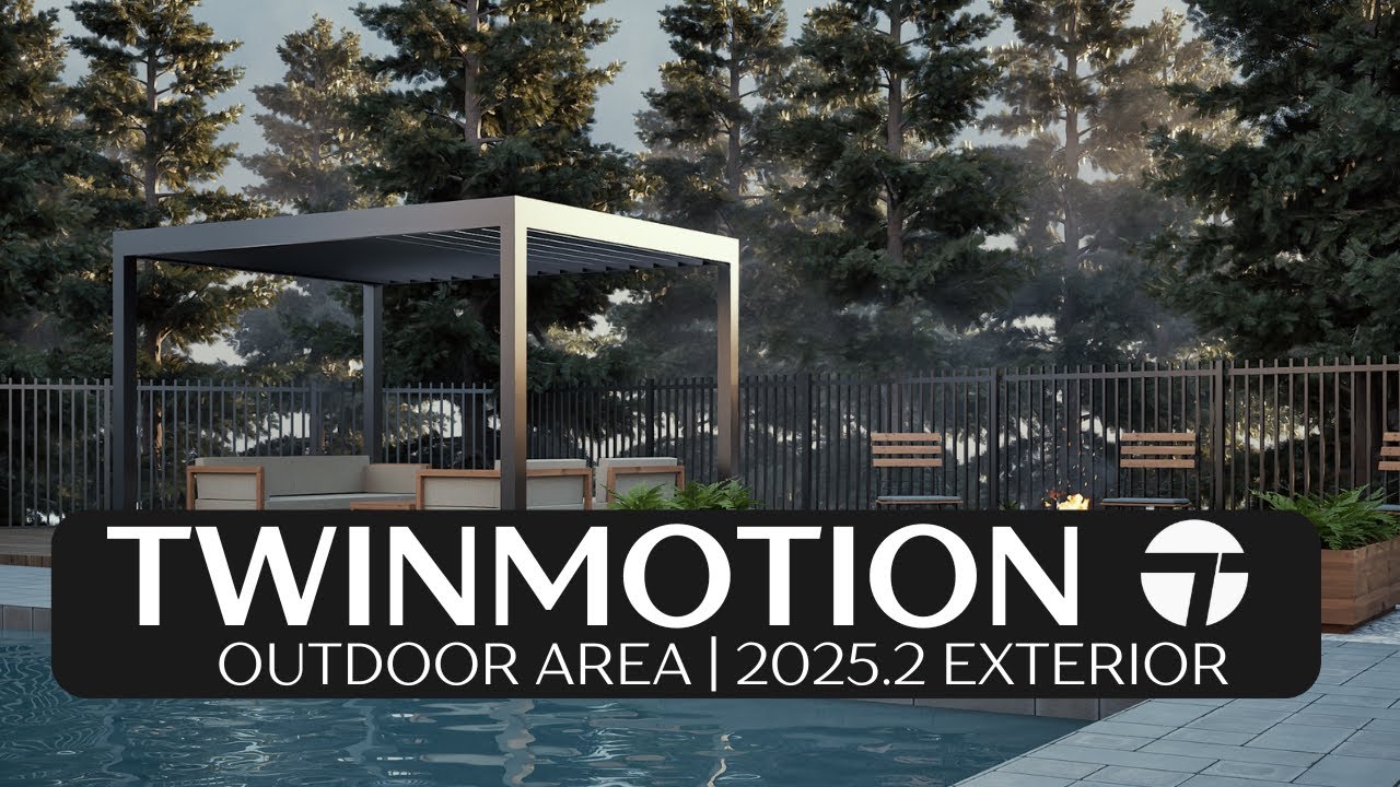 Twinmotion 2025.2 | Realistic Poolside Visualization