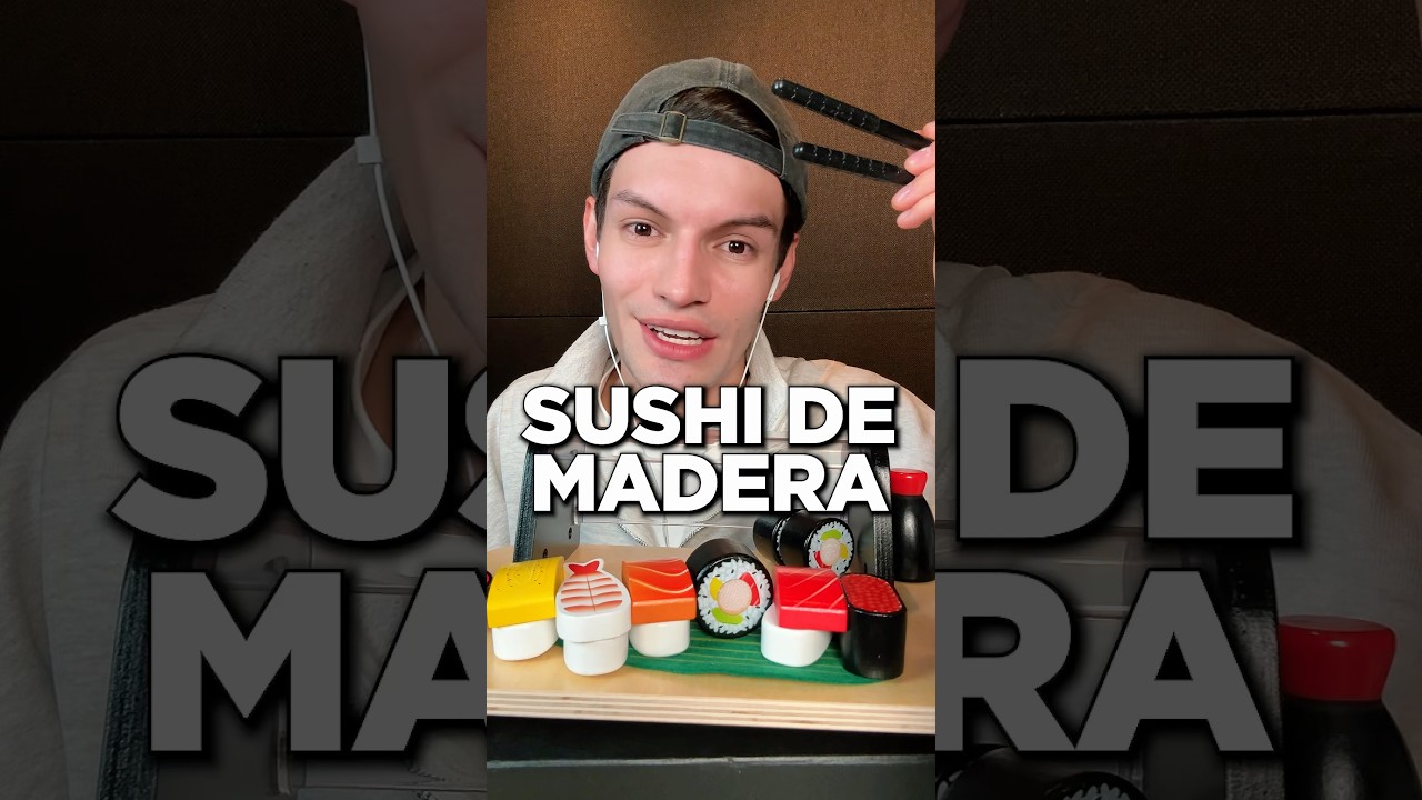 COMERÍAS SUSHI DE MADERA? 