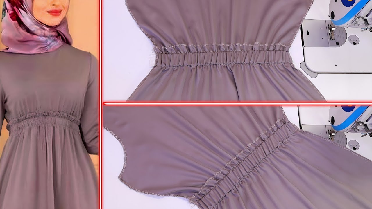 Basic Sewing Tips and Trick: How to Sew Elastic Waist for Blouse Easily | Best Sewing Techniques DIY