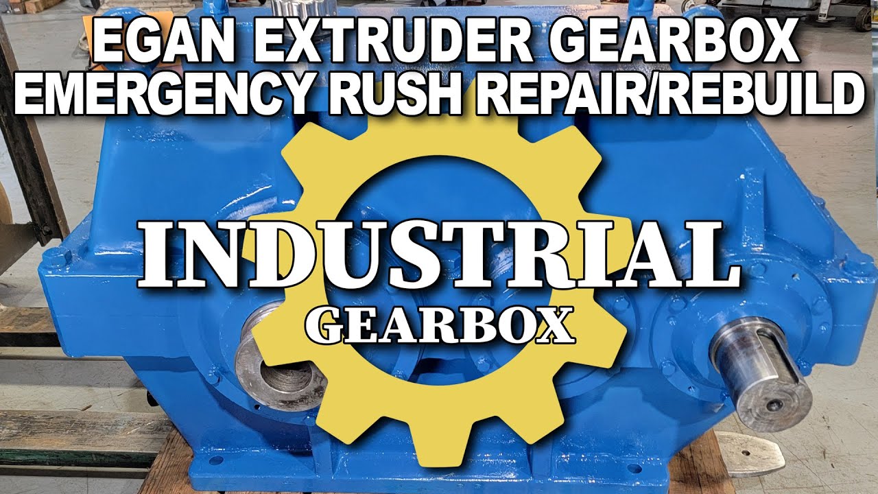 Egan Extruder Gearbox Emergency Rush Repair Rebuild IGB