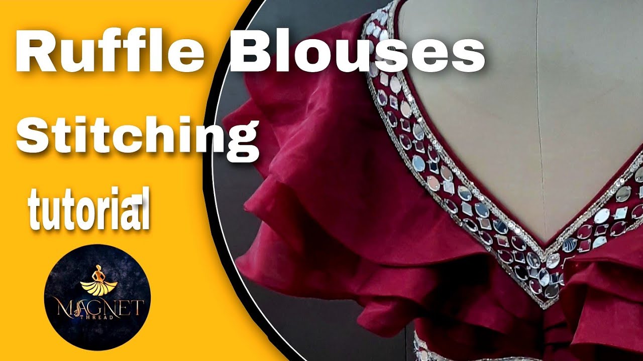 Ruffle Blouses Stitching||Ruffle Blouses Cutting & Stitching||how to make Ruffle| 