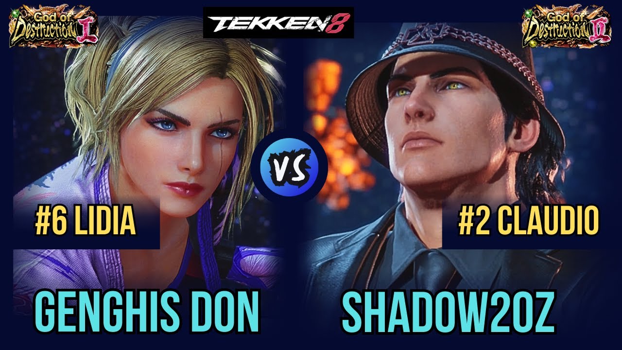GENGHIS DON (#3 LIDIA) vs SHADOW20Z (#2 CLAUDIO)   Tekken 8 Gameplay + FRAME DATA