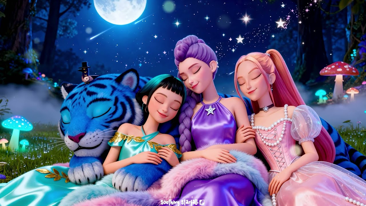 Расслабляющая музыка для глубокого сна💤Мгновенный сон с Хантрикс и Дерпи Тигр в Волшебном лесу🍄