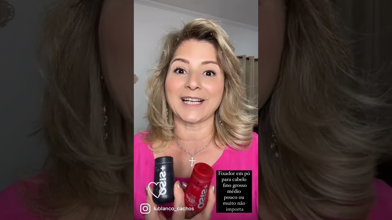 Fixador Em P&oacute; para cabelo fino ￼