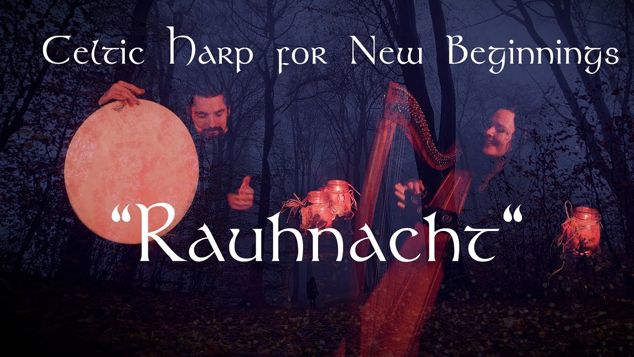 "Rauhnacht" Official Music Video - A Celtic Harp Song for New Beginnings