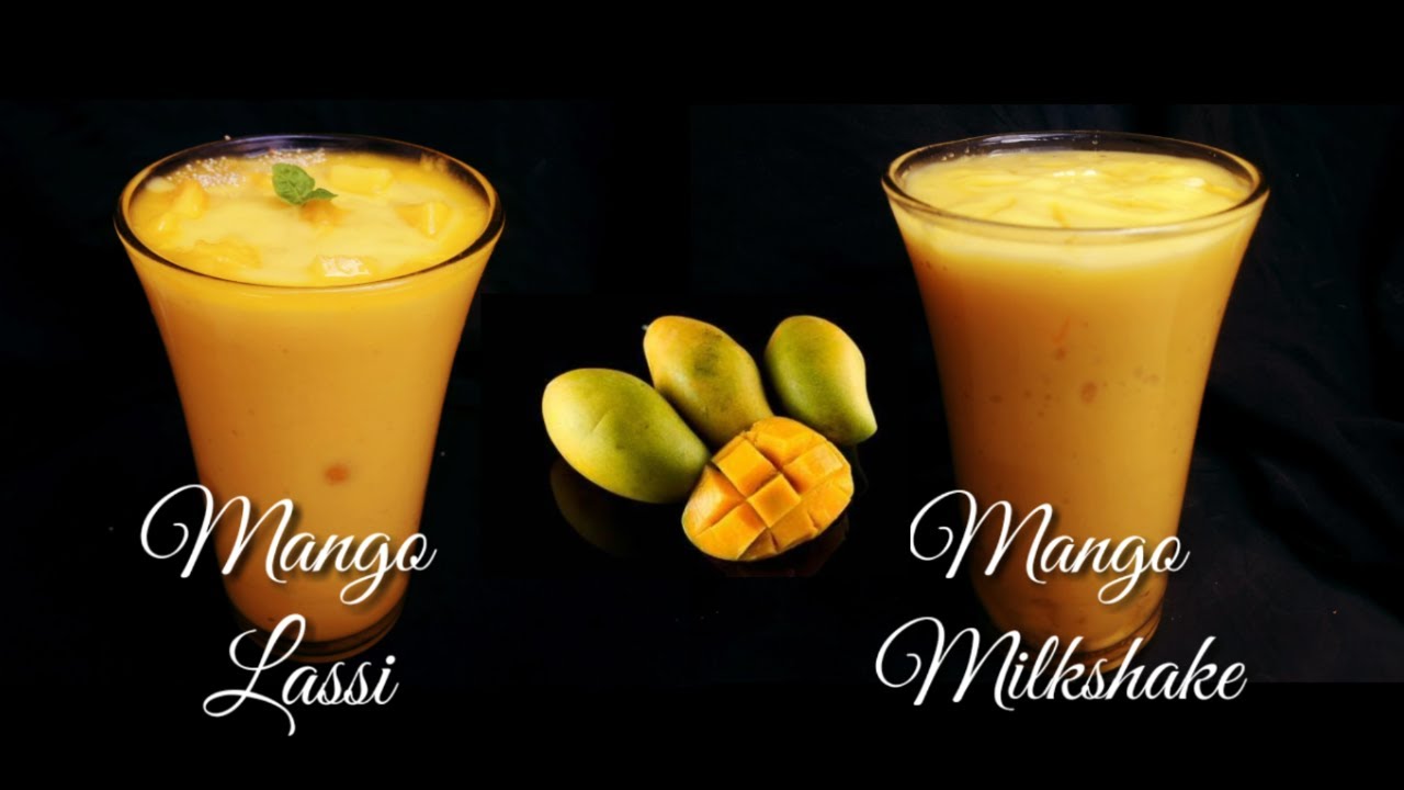 Mango Lassi and Mango Milkshake | Milkshake | Lassi | Mango drinks | summer special 