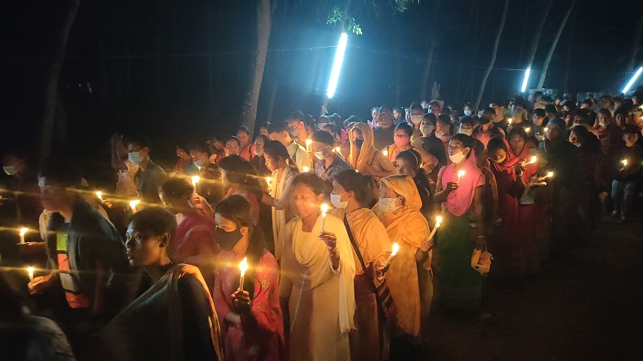 Pilgrims of Roman Catholic Church, millions of Church members attended at Baromari in  Bangladesh.