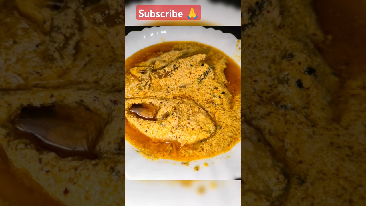Poppy seeds (posto) & mustard seeds Ilish Fish Recipe # delicious# viral # shorts