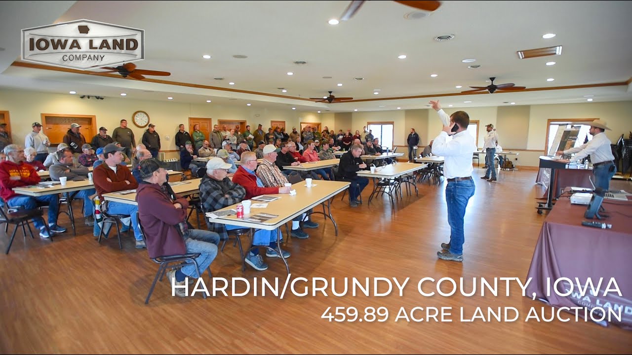 $17,600 Per Acre Land Auction |  Hardin/Grundy County, Iowa 459.89 Acre Farmland Auction